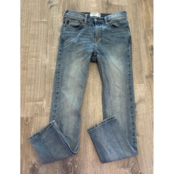 Abercrombie & Fitch Kids Bottoms‎ Medium Wash Skinny Jeans Slim Size 13/14 - Picture 1 of 4